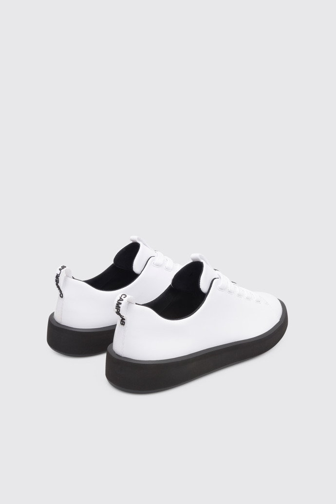 Back view of Courb White Sneakers for Men