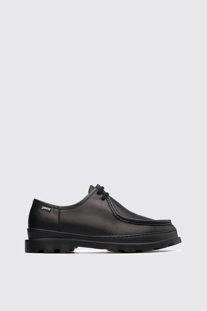 Side view of Brutus Black Casual Shoes for Men