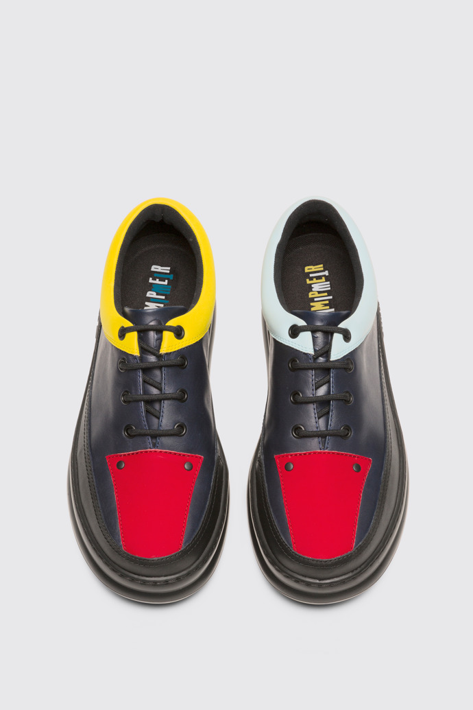 Overhead view of Twins Multicolor Sneakers for Men