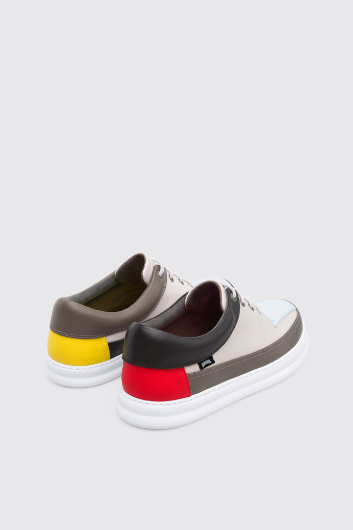 Back view of Twins Multicolor Sneakers for Men