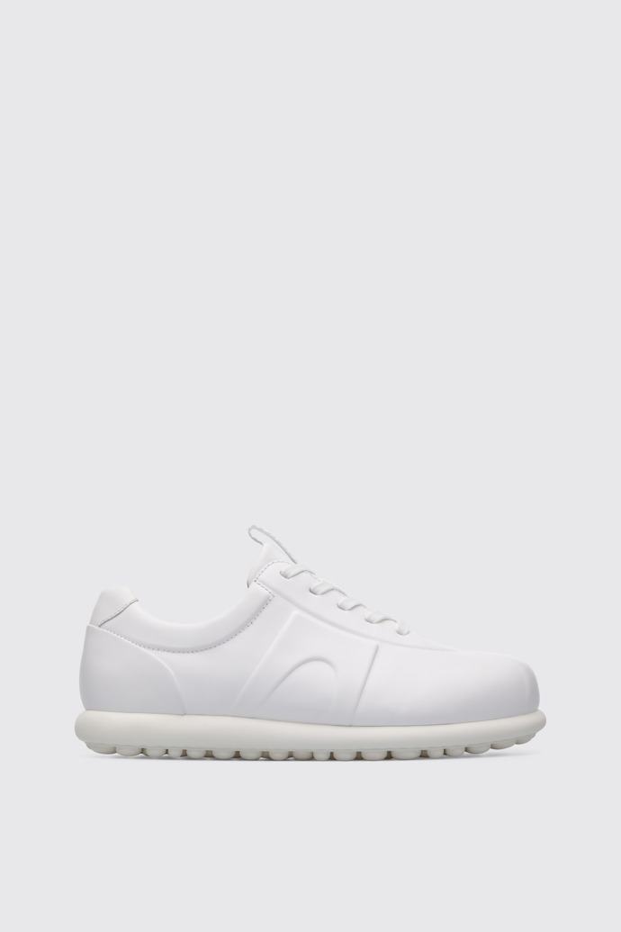 Side view of Pelotas White Sneakers for Men