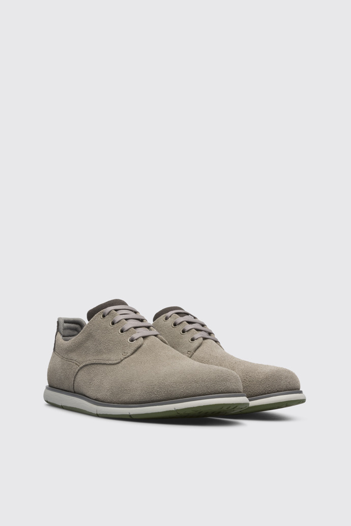 Front view of Smith Grey shoe for men