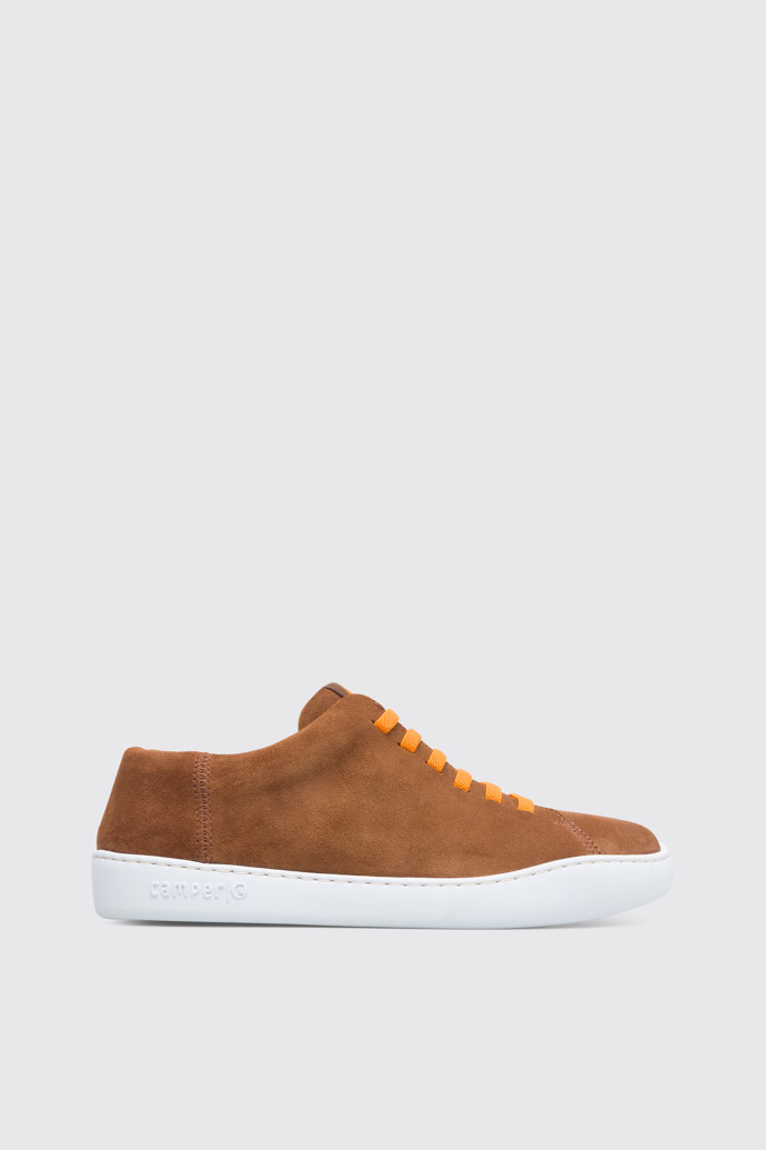 Side view of Peu Touring Brown Sneakers for Men