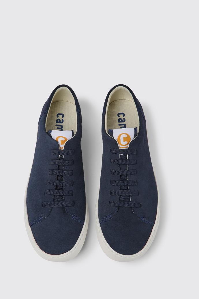 Overhead view of Peu Touring Blue sneaker for men