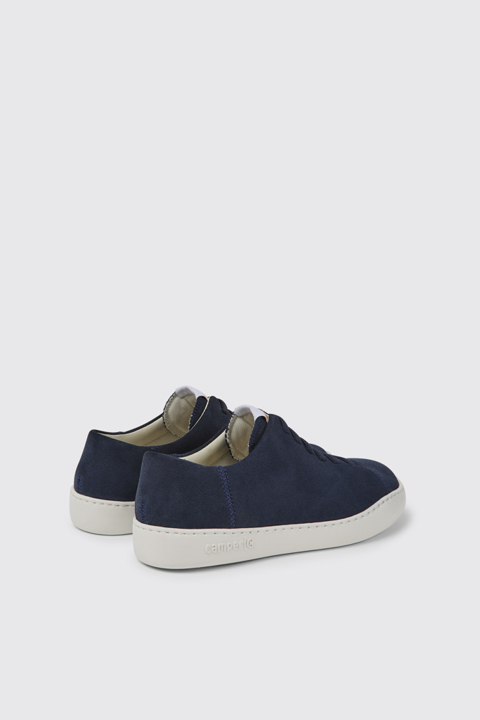 Back view of Peu Touring Blue sneaker for men