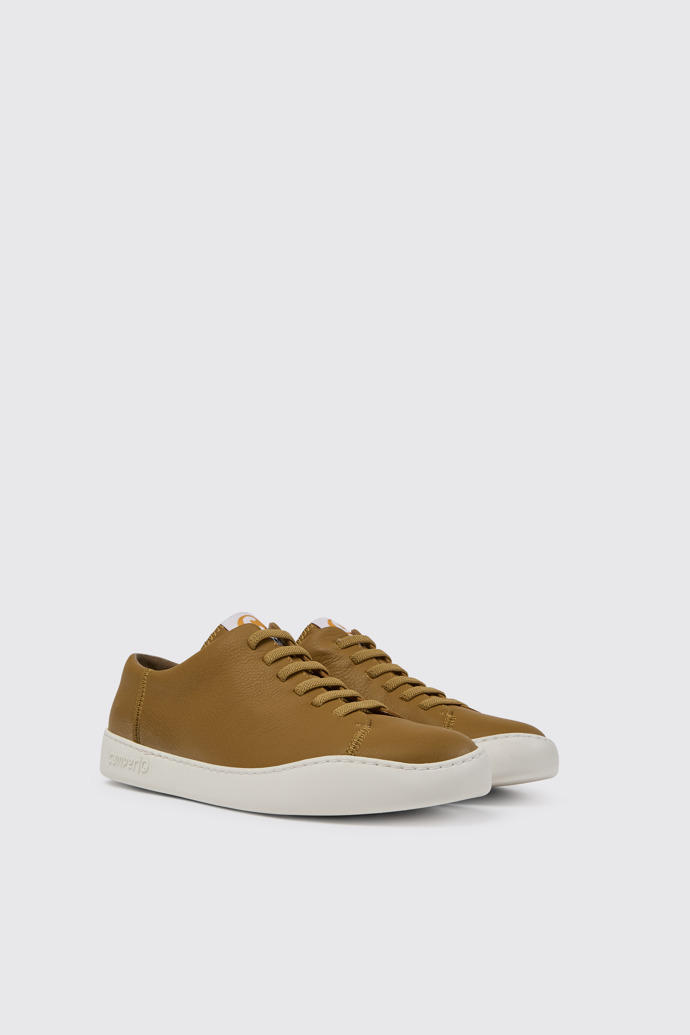 Peu Touring Brauner Ledersneaker für Herren
