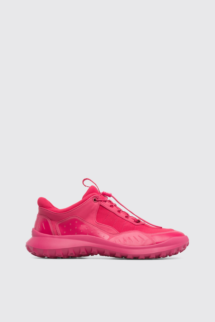 Side view of CRCLR Pink Sneakers for Men