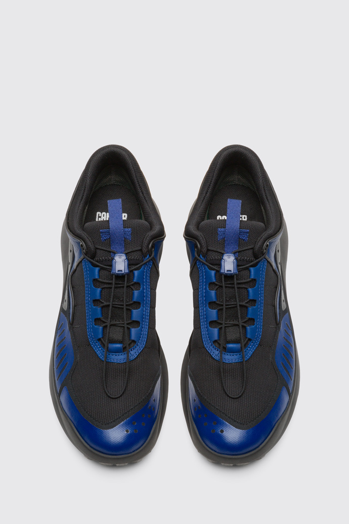 CRCLR Sneakers da uomo grigio scuro, blu e nero