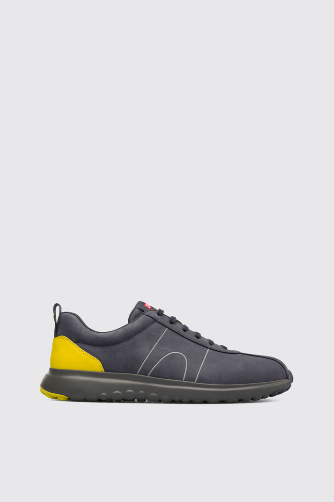 Image of Side view of Canica Grey Sneakers for Men