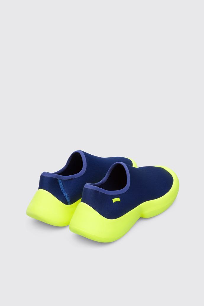 Back view of ABS Men’s blue slip-on  sneaker