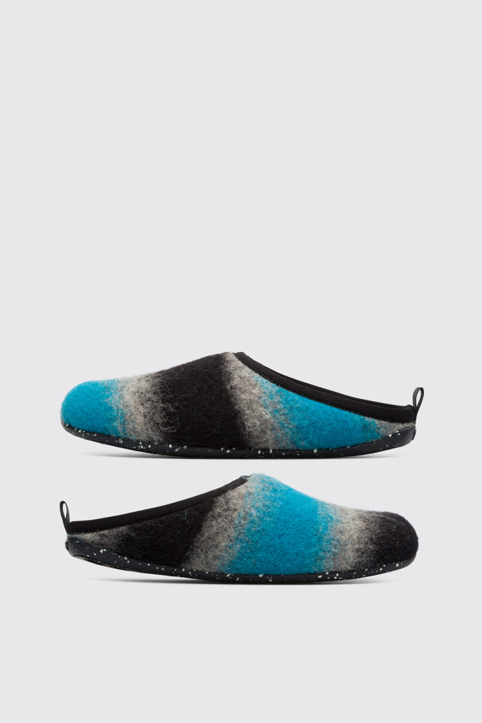 Side view of Twins Multicolor Slippers for Men