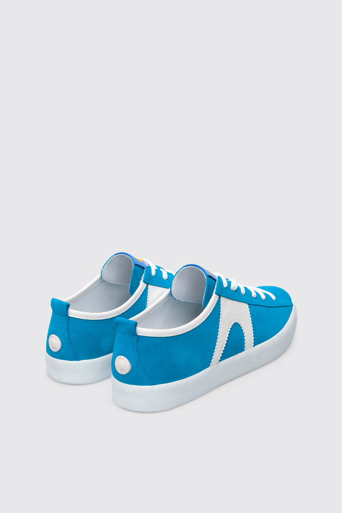 Back view of Imar Blue Sneakers for Men