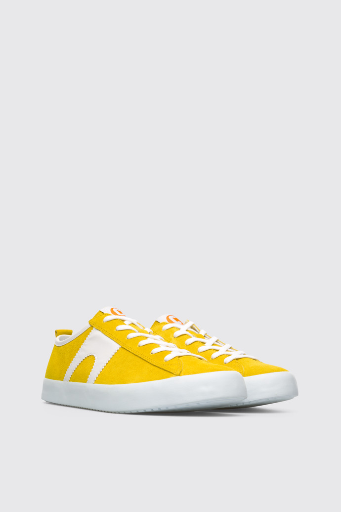 Front view of Imar Yellow Sneakers for Men