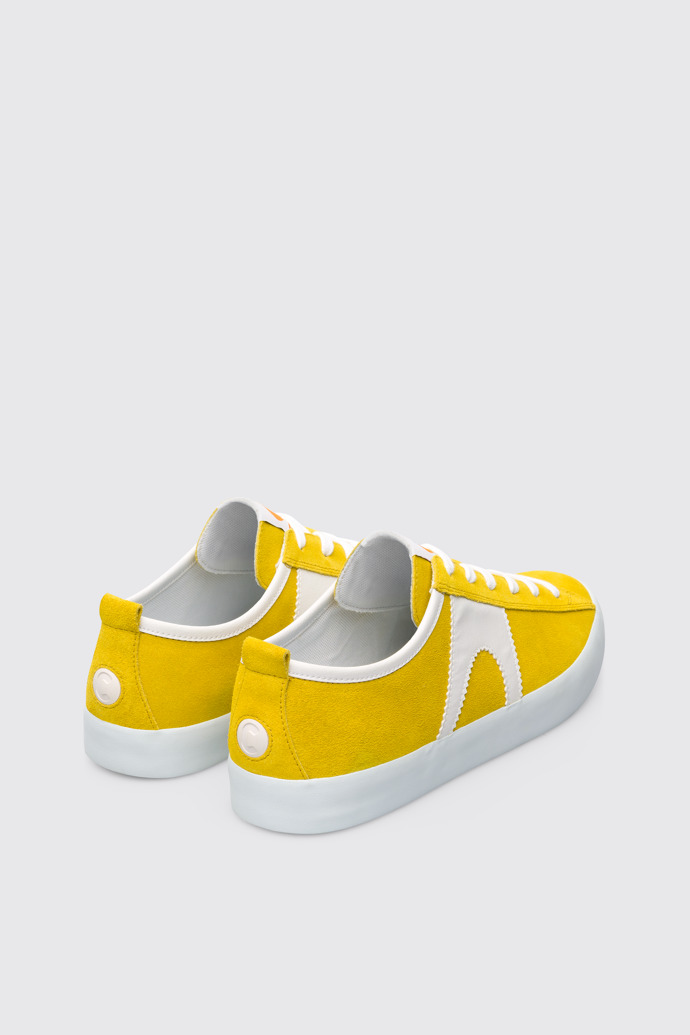 Back view of Imar Yellow Sneakers for Men
