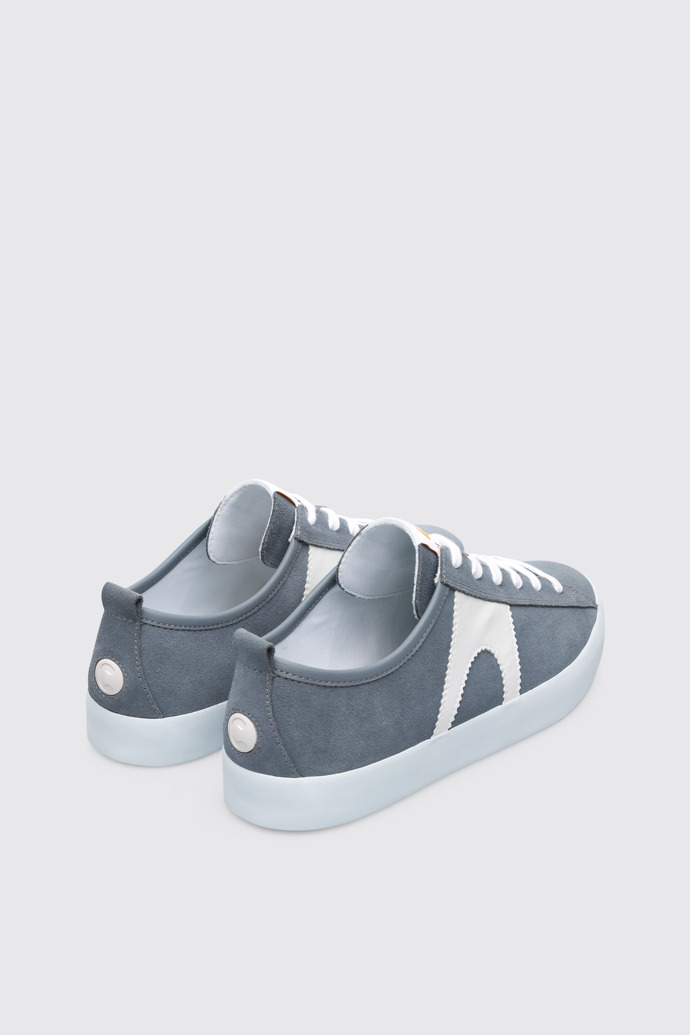 Back view of Imar Men’s gray and white sneaker