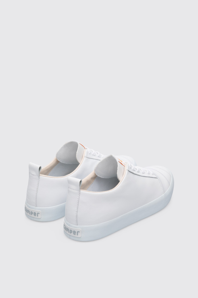 Back view of Imar Men’s white sneaker