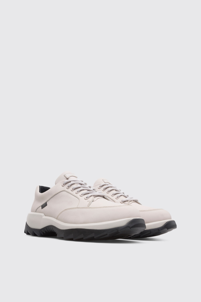 Front view of Helix Beige Sneakers for Men