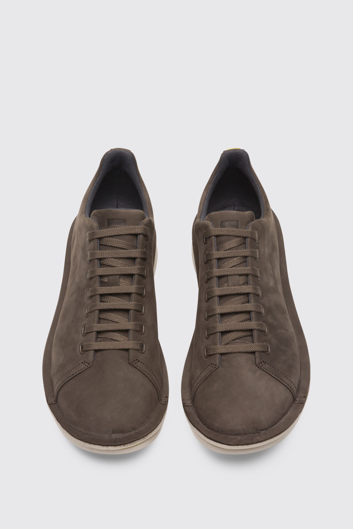 Overhead view of Formiga Brown Gray Casual Shoes for Men