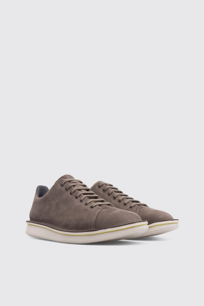 Front view of Formiga Brown Gray Casual Shoes for Men
