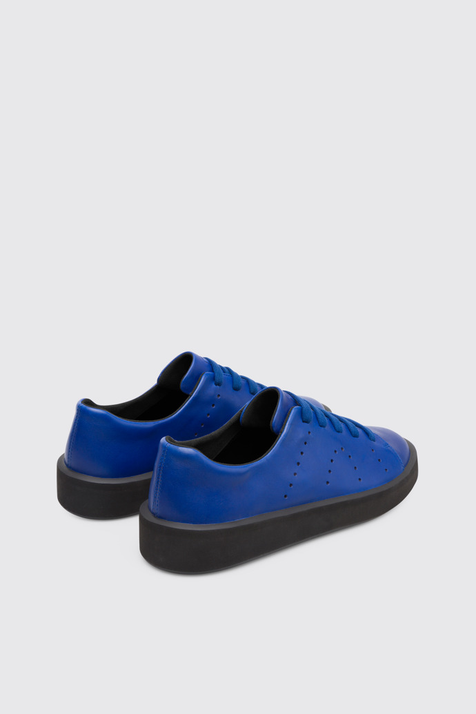 Back view of Courb Blue Sneakers for Men