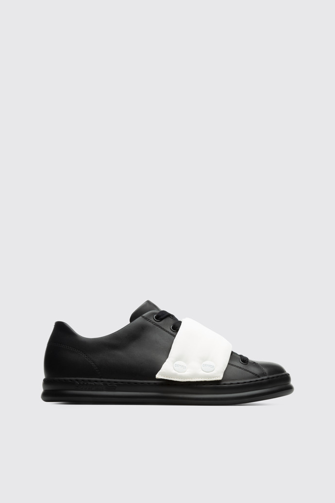 Side view of by Flat Apartment Black Sneakers for Men