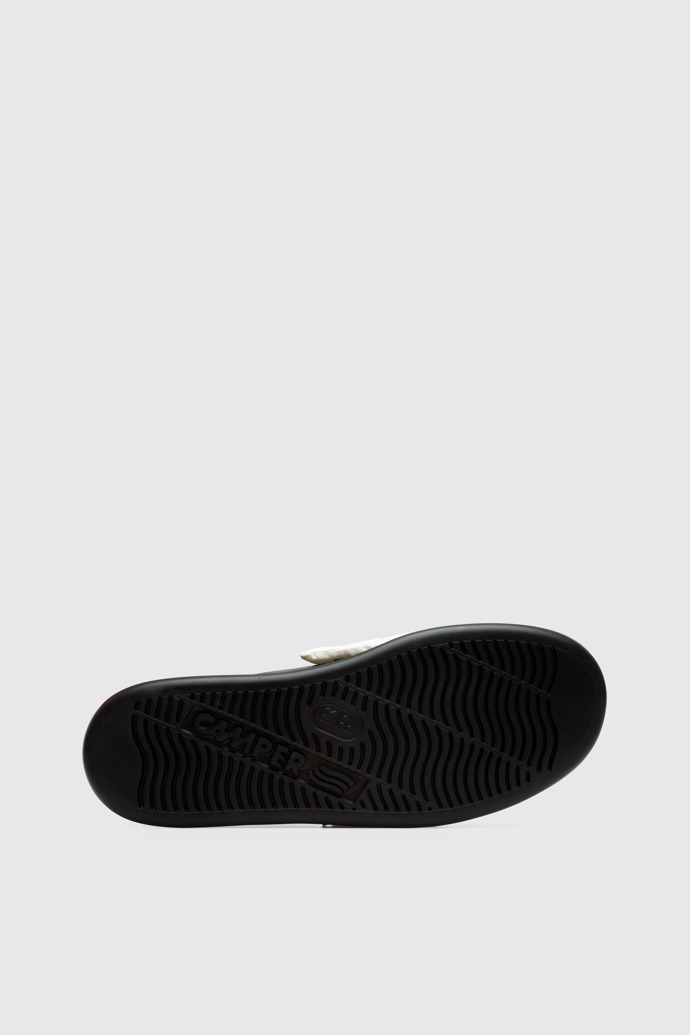 The sole of by Flat Apartment Black Sneakers for Men