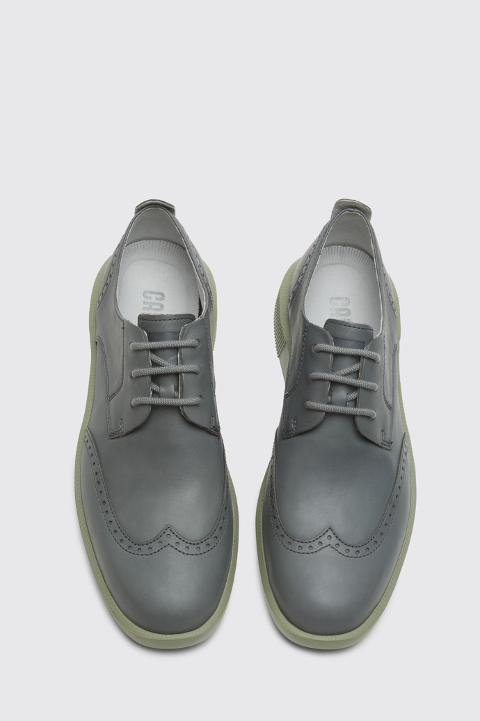 Bill Zapato de piel en color gris