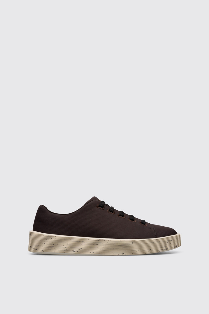 Side view of Courb Black sneaker for men