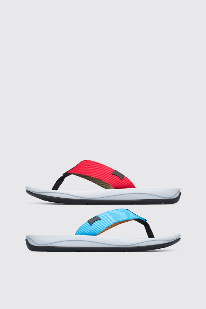 Side view of Twins Men’s multi-colored sandal