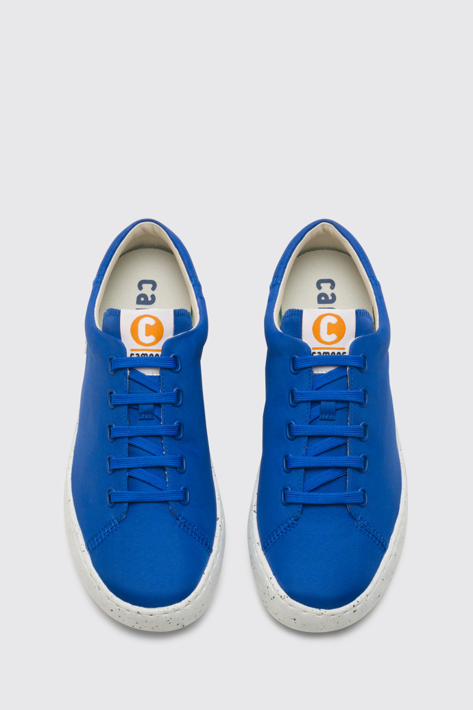 Overhead view of Peu Touring Blue sneaker for men