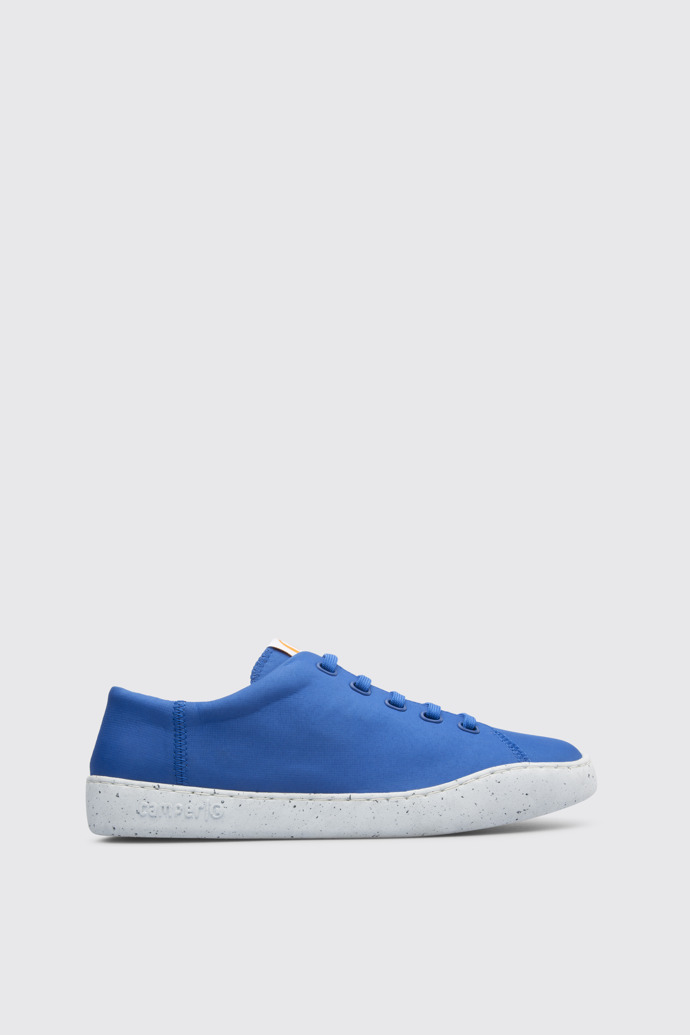 Side view of Peu Touring Blue sneaker for men