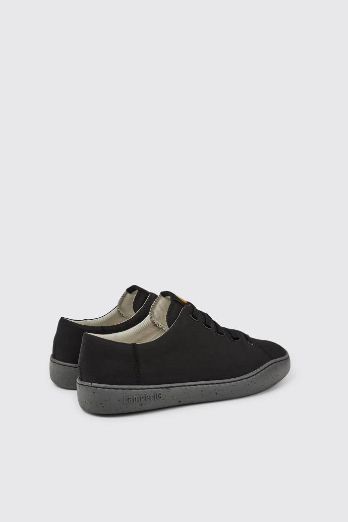 Back view of Peu Touring Black sneaker for men