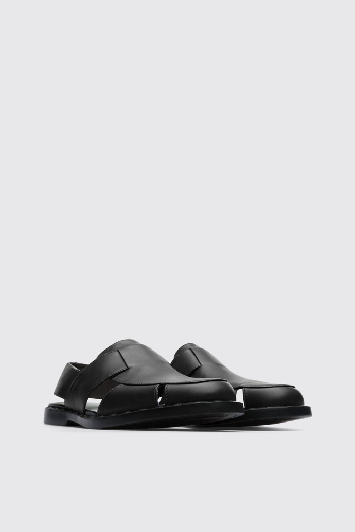 Twins Black Sandals for Men - Fall/Winter collection - Camper USA