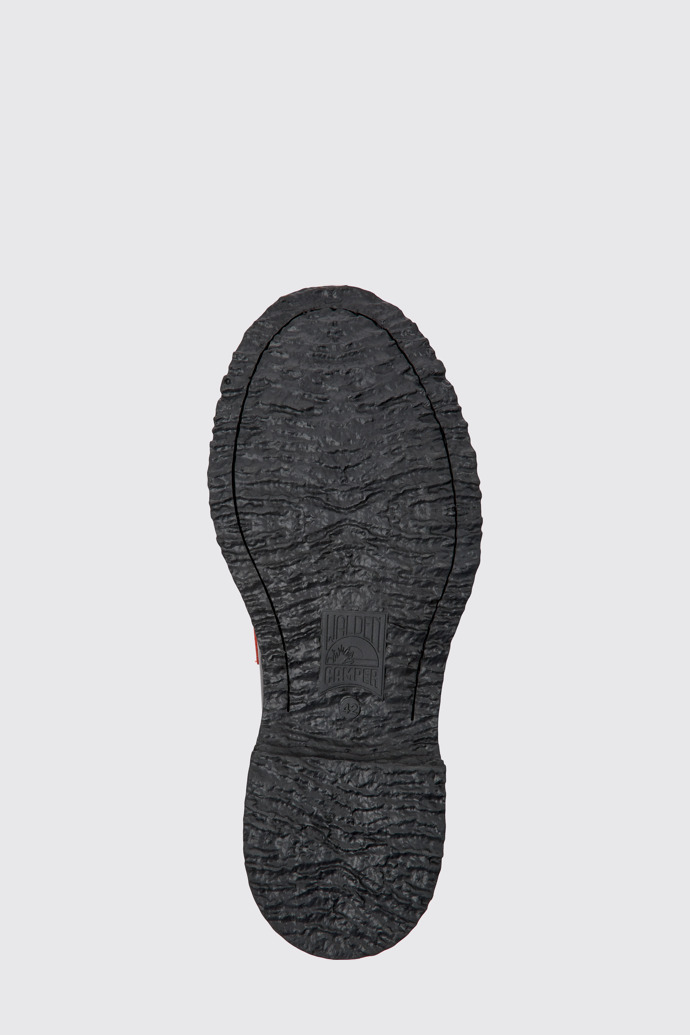 The sole of Twins Black leather loafers for men