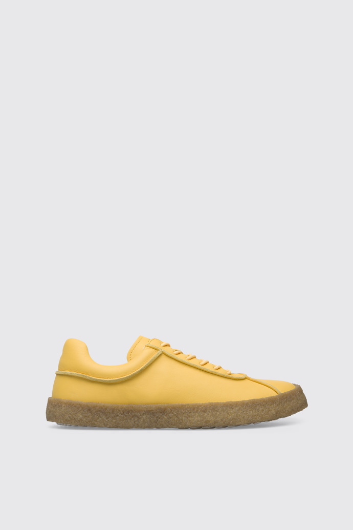 Side view of Bark Yellow shoe for men