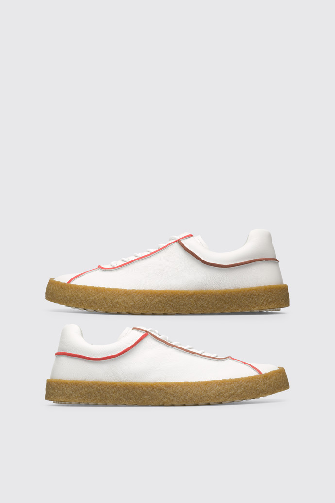 Twins Casual witte veterschoen voor heren