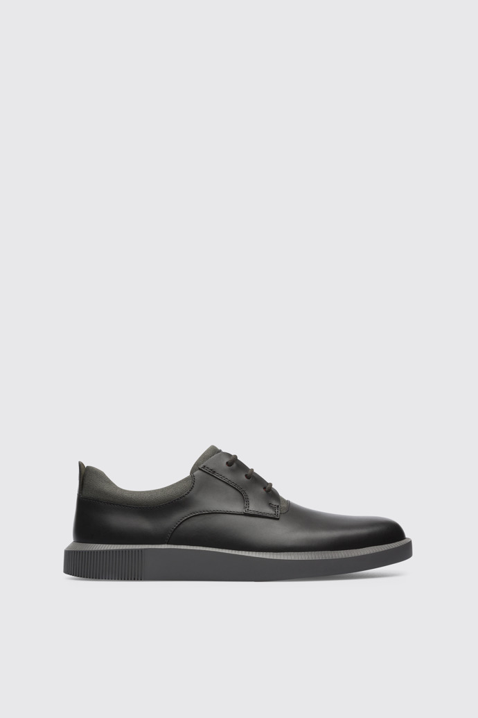 Side view of Bill Black lace up shoe for men