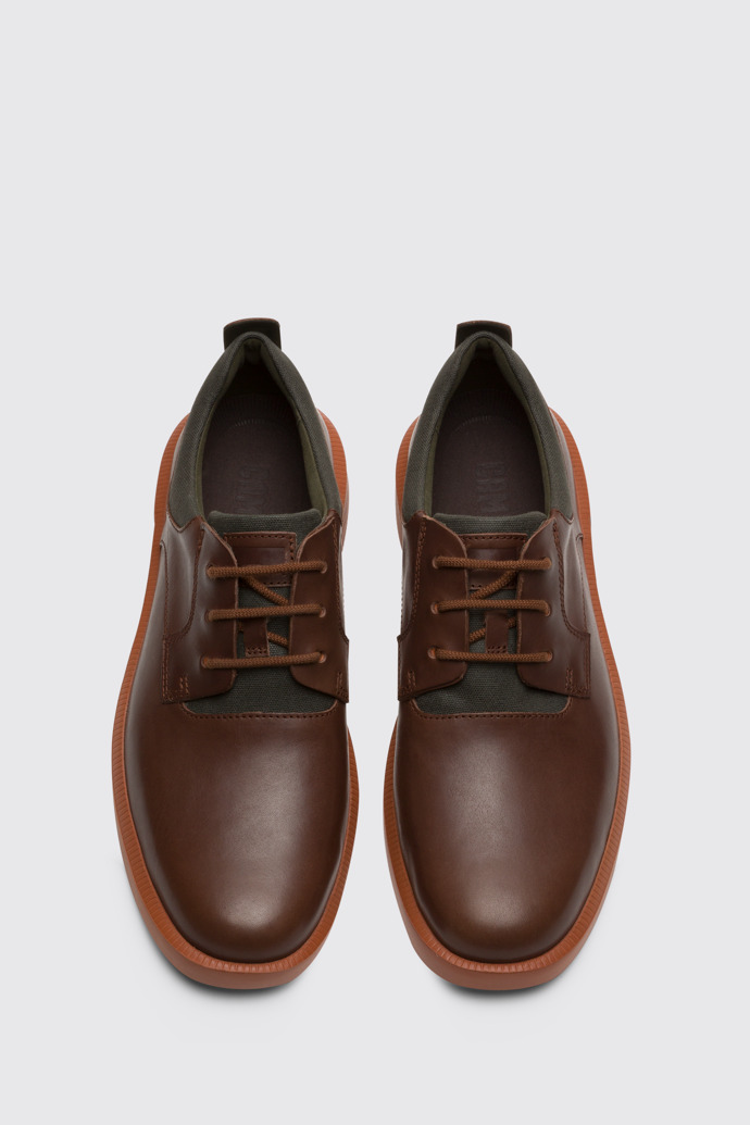 Overhead view of Bill Brown lace up shoe for men