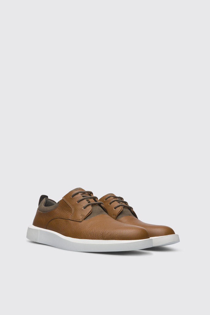 Front view of Bill Light brown shoe for men