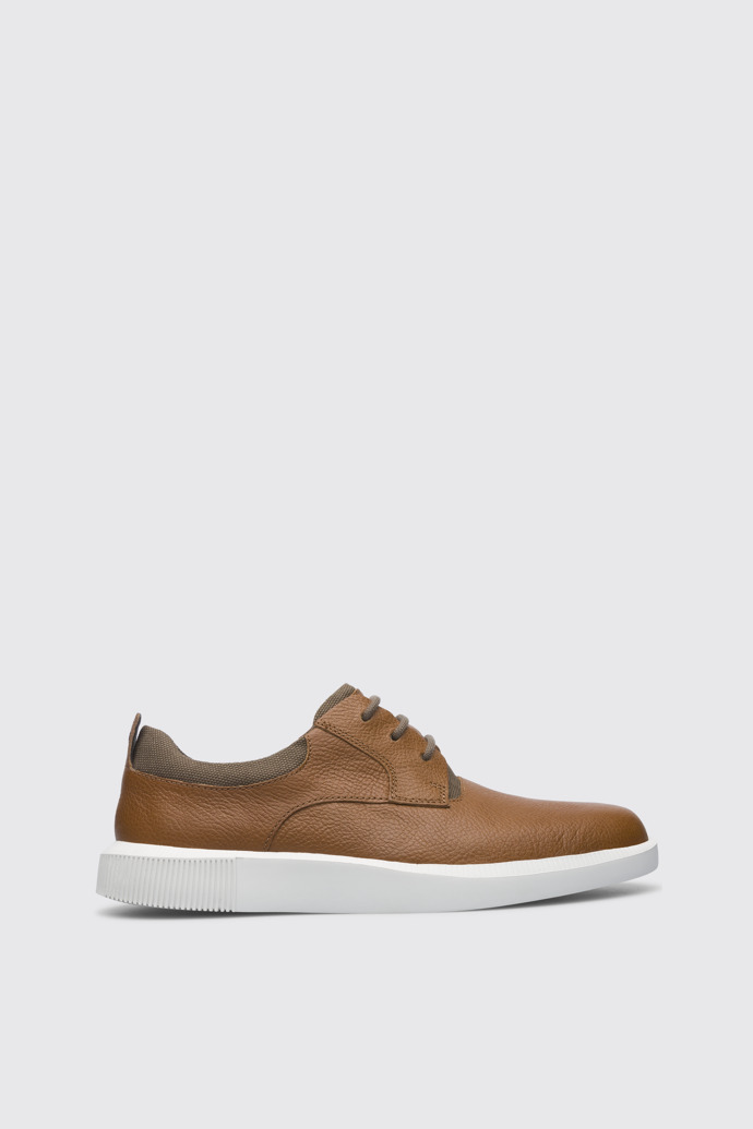 Side view of Bill Light brown shoe for men