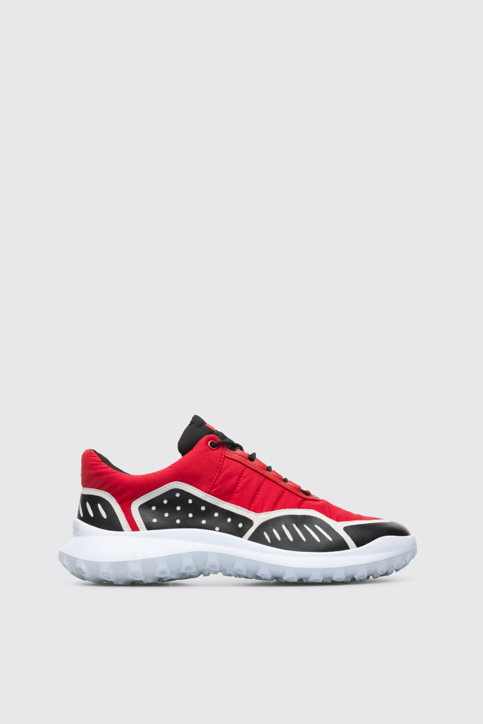 Image of Side view of Camper x SailGP Red and black sneaker for men