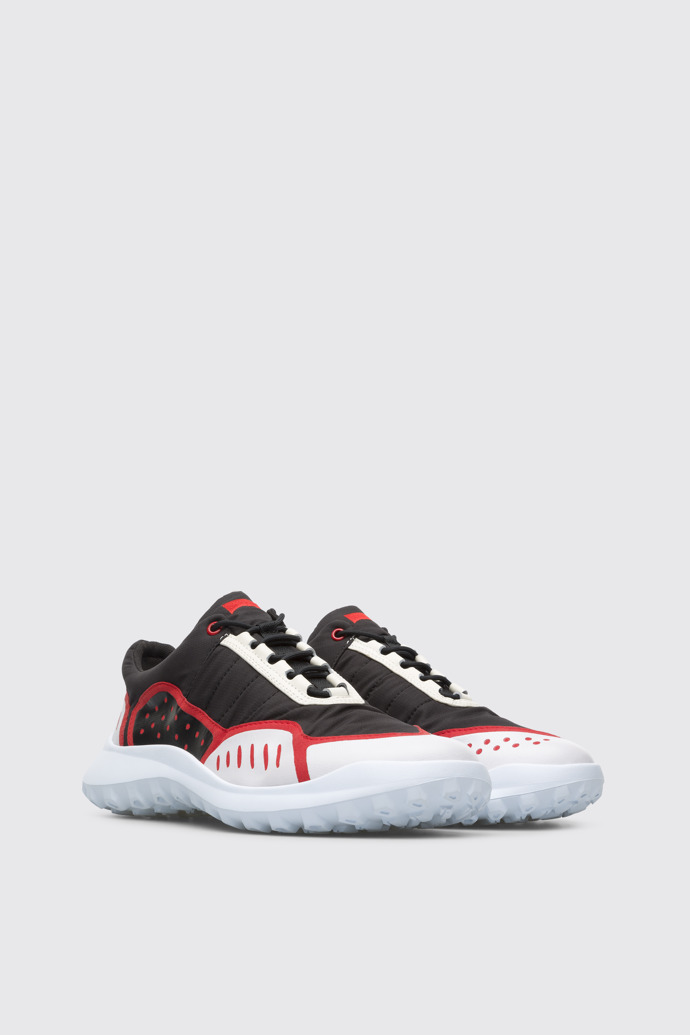 Front view of Camper x SailGP Black and white sneaker for men