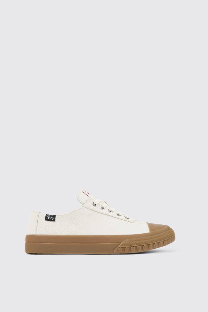 Side view of Camaleon White sneaker for men
