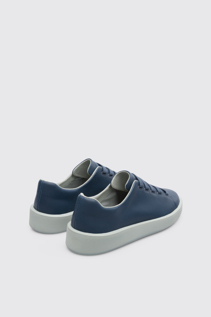 Back view of Courb Men's blue sneaker