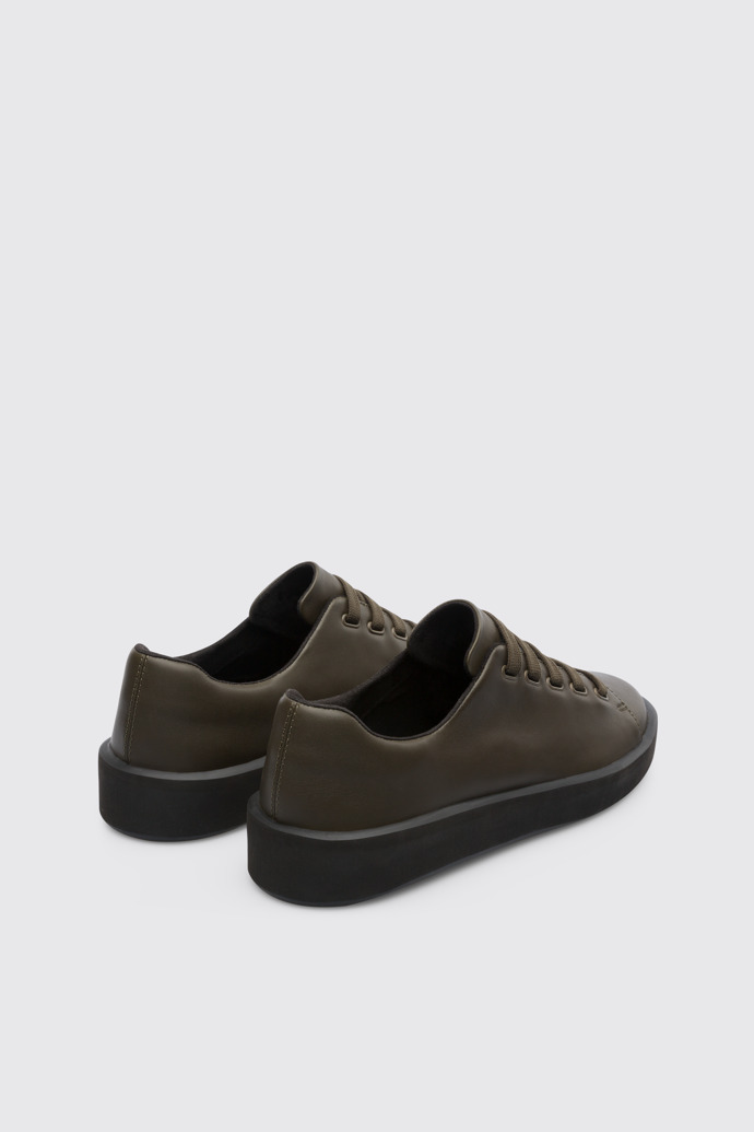 Back view of Courb Men's green sneaker