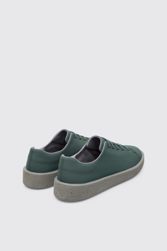 Back view of Courb Men's green sneaker