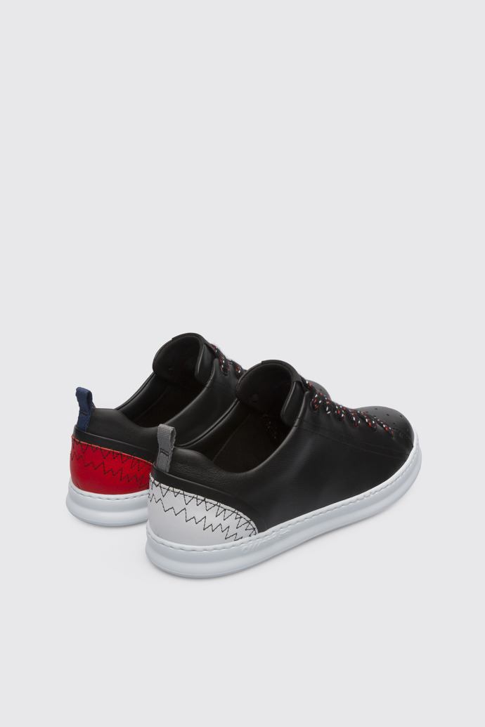 Back view of Twins Black TWINS sneaker for men