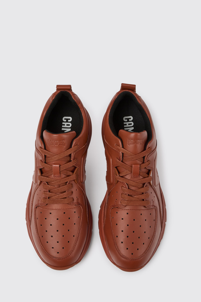 Drift Tenis de piel en color rojo para hombre