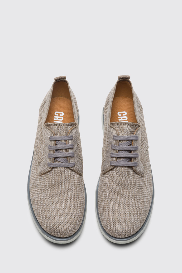 Overhead view of Smith Light grey shoe for men