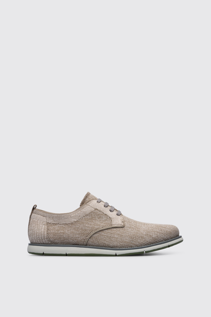 Side view of Smith Light grey shoe for men